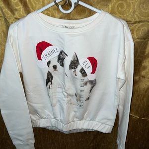 Sweet shirt girls  size 12/14Y